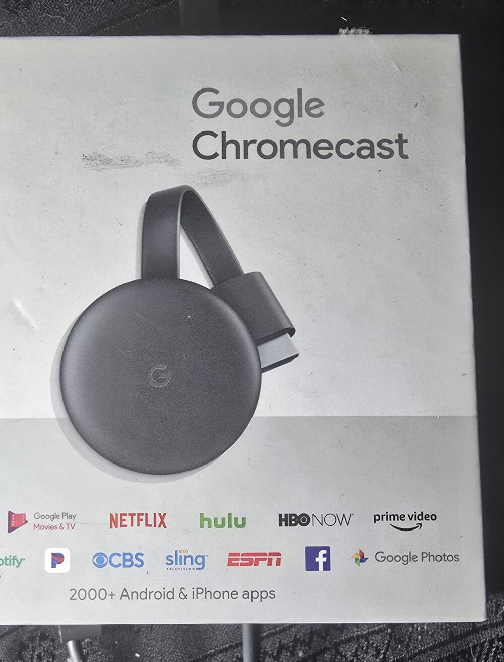 Google Chromecast - Black